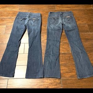 Two Pairs of Hudson Jeans